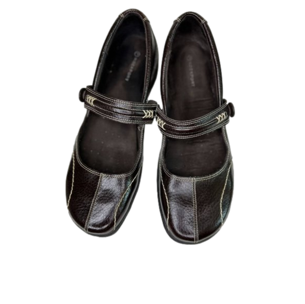 Rockport Women's Mary Jane Shoes Brown Size 8.5